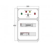 Щит управления электрообогревом HS 1х4400 D850 (с терморег.) ПСО DEVIbox DBS025