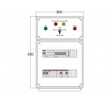 Щит управления электрообогревом HS 2х4400 D850 (с терморег.) ПСО DEVIbox DBS026