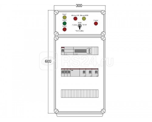 Щит управления электрообогревом HS 3х2800 D850 (с терморег.) ПСО DEVIbox DBS015