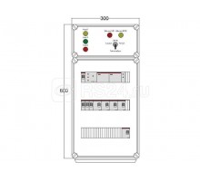 Щит управления электрообогревом HS 5х4400 D316 (с терморег. и датч. темп.) ПСО DEVIbox DBS101