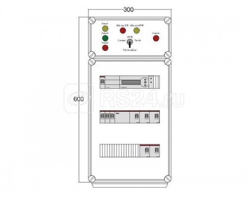 Щит управления электрообогревом HS 5х4400 D850 (с терморег.) ПСО DEVIbox DBS029
