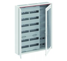 Шкаф 144М навесной с медиапанелями IP30 950х800х160 с расстоянием между DIN-рейками 125мм и самозажимными клеммами N/PE и Wi-Fi дверью с вент. отверстиями CA36VMW ABB 2CPX052226R9999