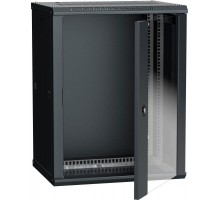 Шкаф 19 дюйм LINEA W 12U 600х450мм настен. стекл. дверь RAL9005 ITK LWR5-12U64-GF