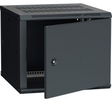Шкаф 19 дюйм LINEA W 6U 600х600мм настен. метал. дверь RAL9005 ITK LWR5-06U66-MF