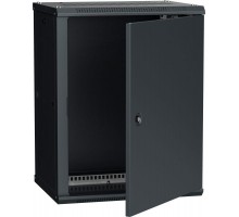 Шкаф 19дюйм LINEA W 18U 600х450мм настен. метал. дверь RAL9005 ITK LWR5-18U64-MF