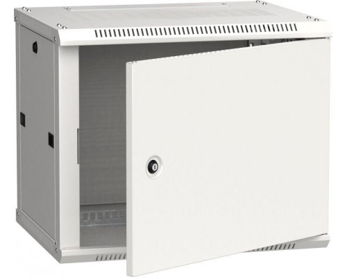 Шкаф 19дюйм LINEA W 9U 600х450мм настен. метал. дверь RAL7035 ITK LWR3-09U64-MF
