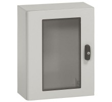 Шкаф Atlantic IP55 (400х300х200) стекл. дверь Leg 035492