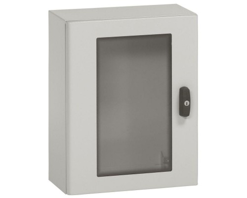 Шкаф Atlantic IP55 (800х600х300) стекл. дверь Leg 035496