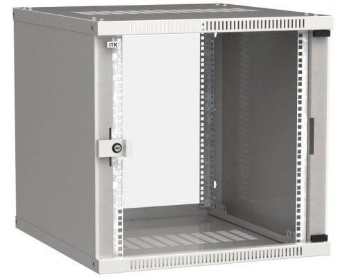 Шкаф LINEA WE 12U 550x350мм дверь стекло сер. ITK LWE3-12U53-GF