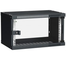 Шкаф LINEA WE 6U 550x350мм дверь стекло черн. ITK LWE5-06U53-GF