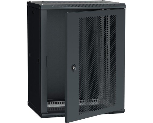 Шкаф LINEA W 12U 600х450мм перфорированная дверь RAL9005 ITK LWR5-12U64-PF