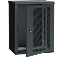 Шкаф LINEA W 15U 600х450мм перфорированная дверь RAL9005 ITK LWR5-15U64-PF