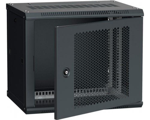 Шкаф LINEA W 6U 600х450мм перфорированная дверь RAL9005 ITK LWR5-06U64-PF