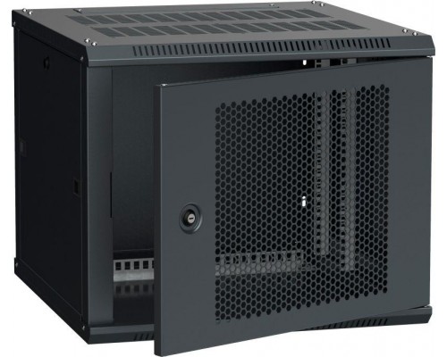 Шкаф LINEA W 6U 600х600мм перфорированная дверь RAL9005 ITK LWR5-06U66-PF