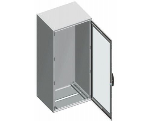 Шкаф Sm прозр. дверь без монтаж. платы 1800х800х300 SchE NSYSM18830T