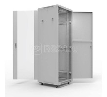 Шкаф напольный 19дюйм Standart 22U 600х1000мм передняя дверь стекло задняя дверь металл RAL7035 Rexant 04-2315