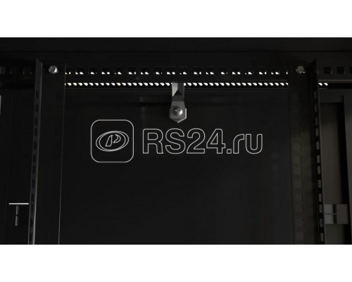 Шкаф настенный TWB-1845-SR-RAL9004 19дюйм 18U 908х600х450мм метал. перед. дверь с замком две боковые панели черн. (RAL 9004) (разобранный) Hyperline 395316