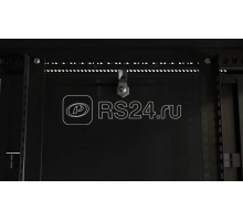 Шкаф настенный TWB-2266-SR-RAL9004 19дюйм 22U 1086х600х600мм метал. перед. дверь с замком две боковые панели черн. (RAL 9004) (разобранный) Hyperline 395320