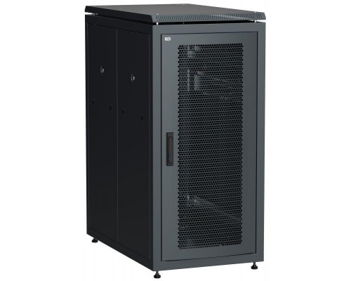 Шкаф сетевой 19дюйм  LINEA N 18U 600х1000мм перфорированные двери черн. ITK LN05-18U61-PP