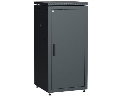 Шкаф сетевой 19дюйм LINEA N 18U 600х600мм металлическая передняя дверь черн. ITK LN05-18U66-M