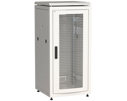 Шкаф сетевой 19дюйм LINEA N 24U 600х600мм перфорированная передняя дверь сер. ITK LN35-24U66-P