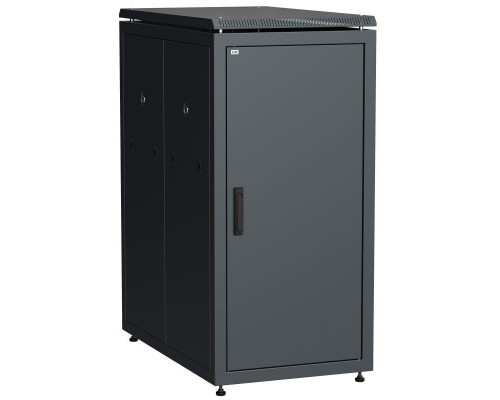 Шкаф сетевой 19дюйм  LINEA N 28U 600х1000мм металлическая передняя дверь черн. ITK LN05-28U61-M