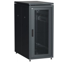 Шкаф сетевой 19дюйм  LINEA N 28U 600х1000мм перфорированная передняя дверь черн. ITK LN05-28U61-P