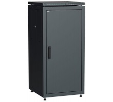 Шкаф сетевой 19дюйм LINEA N 28U 600х600мм металлическая передняя дверь черн. ITK LN05-28U66-M