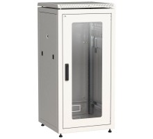 Шкаф сетевой 19дюйм LINEA N 28U 600х600мм стекл. передн. дверь сер. ITK LN35-28U66-G