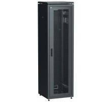 Шкаф сетевой 19дюйм LINEA N 33U 600х600мм перфорированная передняя дверь черн. ITK LN05-33U66-P