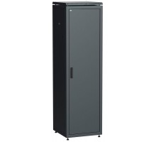 Шкаф сетевой 19дюйм LINEA N 33U 600х800мм металлическая передняя дверь черн. ITK LN05-33U68-M