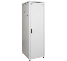 Шкаф сетевой 19дюйм LINEA N 38U 600х600мм металлическая передняя дверь сер. ITK LN35-38U66-M