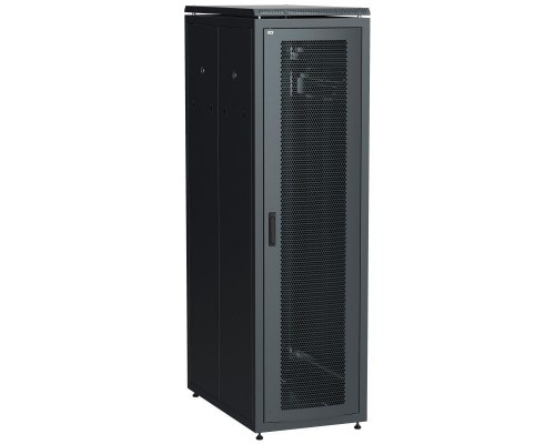 Шкаф сетевой 19дюйм  LINEA N 42U 600х1000мм перфорированные двери черн. ITK LN05-42U61-PP