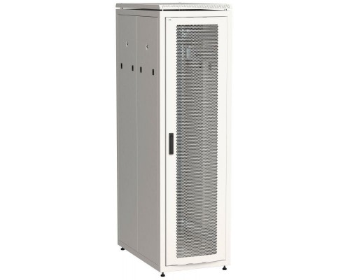 Шкаф сетевой 19дюйм  LINEA N 42U 600х1000мм перфорированные двери сер. ITK LN35-42U61-PP