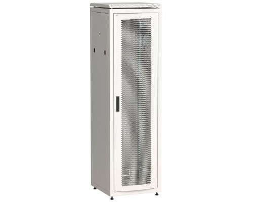 Шкаф сетевой 19дюйм LINEA N 42U 600х800мм перфорированная передняя дверь сер. ITK LN35-42U68-P