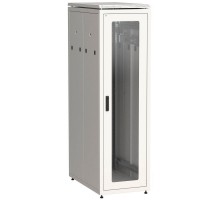 Шкаф сетевой 19дюйм  LINEA N 47U 600х1000мм стеклянная передняя дверь сер. ITK LN35-47U61-G