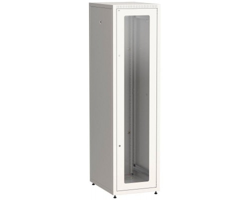 Шкаф сетевой LINEA E 33U 600х800мм стекл. передняя дверь задняя металлическая сер. ITK LE35-33U68-GM