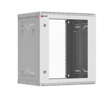 Шкаф телекоммуникационный Astra A 12U 600х450 настенный разборный дверь стекло PROxima EKF ITB12G450D