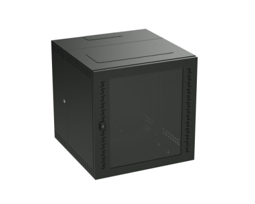 Шкаф телекоммуникационный навесной 16U (800х600х650) дверь стекло RAL9005 DKC R5STI1665GSB