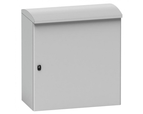 Шкаф внешн. Outdoor S3D HD 343х200х180мм ral7035 IP66 IK10 крыша+замок с дв. бор. SchE NSYS3HD3215