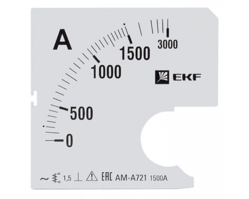 Шкала сменная для A721 1500/5А-1.5 PROxima EKF s-a721-1500