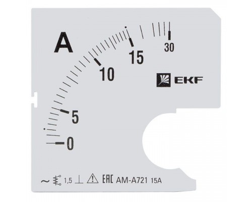 Шкала сменная для A721 15/5А-1.5 PROxima EKF s-a721-15
