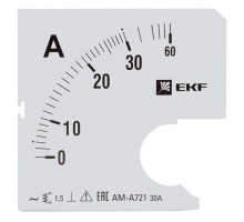 Шкала сменная для A721 30/5А-1.5 PROxima EKF s-a721-30