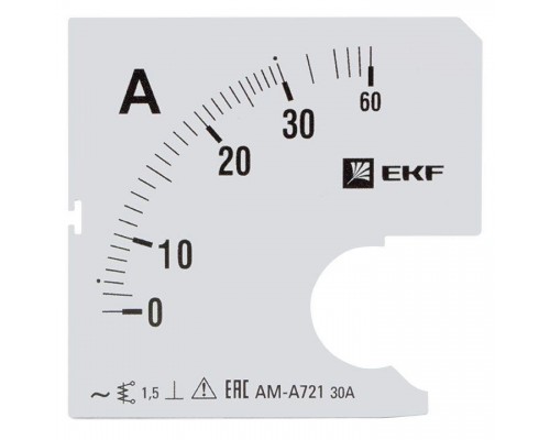 Шкала сменная для A721 30/5А-1.5 PROxima EKF s-a721-30