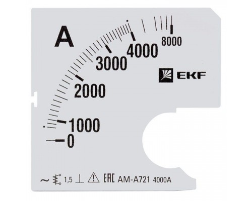 Шкала сменная для A721 4000/5А-1.5 PROxima EKF s-a721-4000