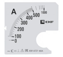 Шкала сменная для A721 500/5А-1.5 PROxima EKF s-a721-500