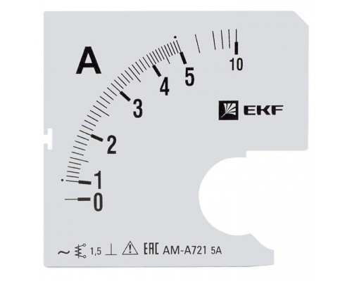 Шкала сменная для A721 5/5А-1.5 PROxima EKF s-a721-5