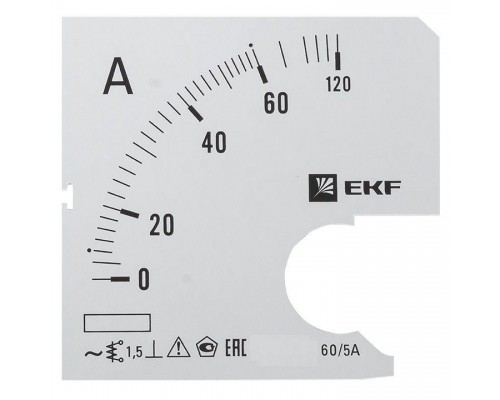 Шкала сменная для A721 60/5А-1.5 PROxima EKF s-a721-60