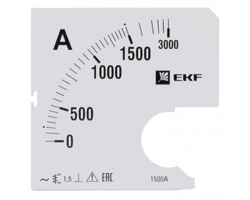 Шкала сменная для A961 1500/5А-1.5 PROxima EKF s-a961-1500