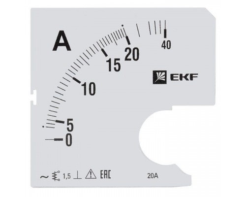 Шкала сменная для A961 20/5А-1.5 PROxima EKF s-a961-20